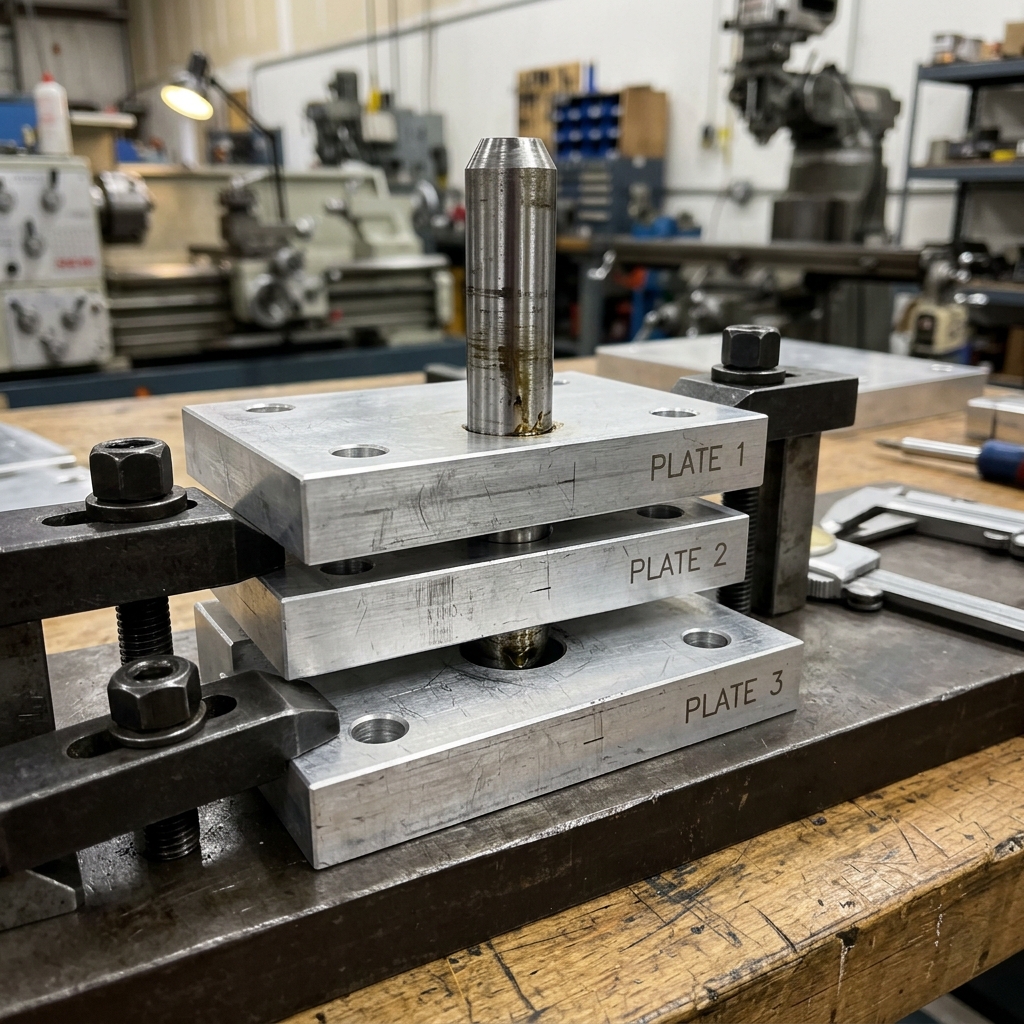 Accumulated tolerances in a multi-part assembly causing assembly failure