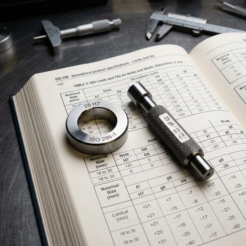 ANSI B4.1 and ISO 286 fit code reference