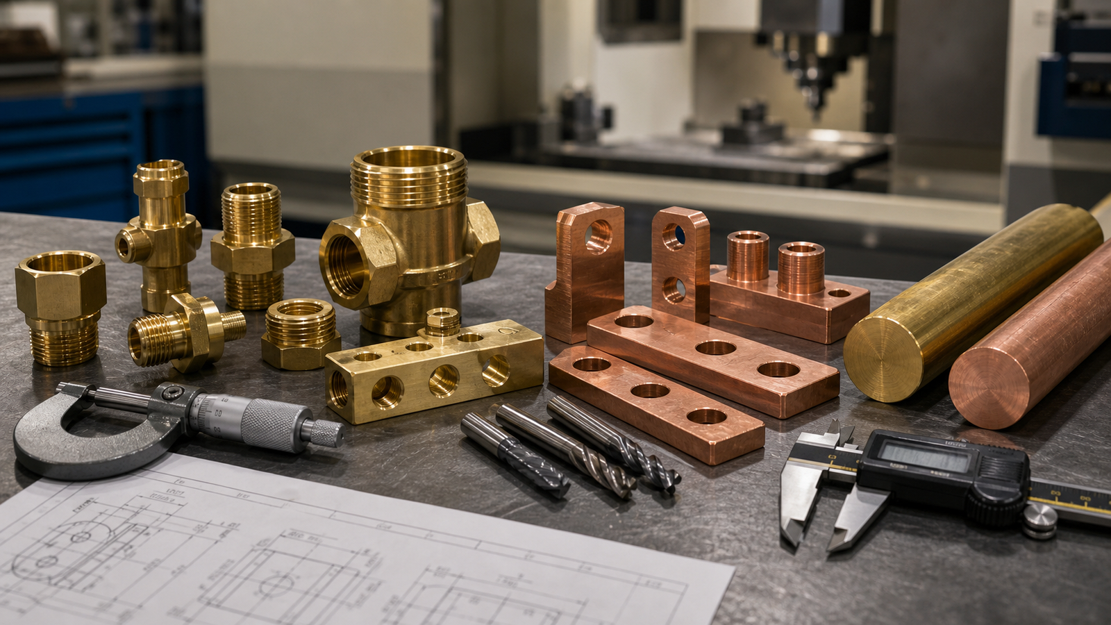 Brass and Copper Machining