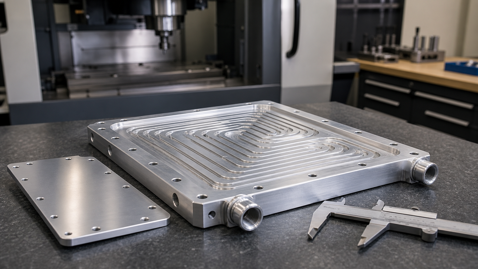 Cold Plate CNC Machining for Liquid Cooling