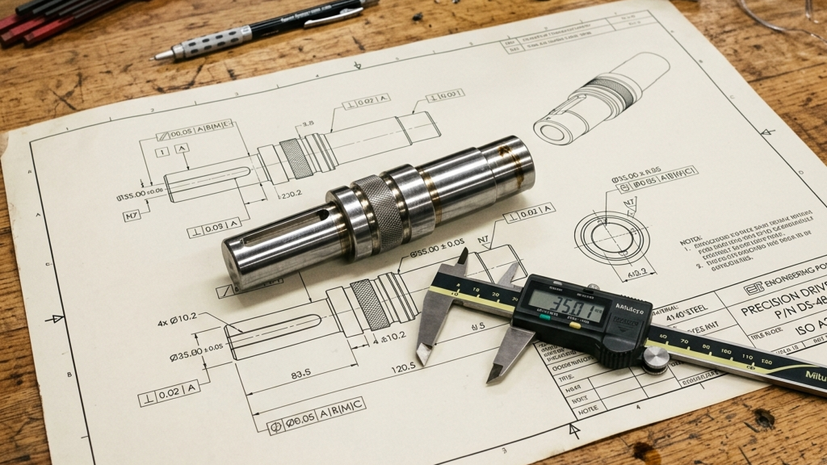 GD&T Buyer's Guide: What You Need to Know Before Ordering CNC Parts: Common GD&T Symbols Explained technical illustration
