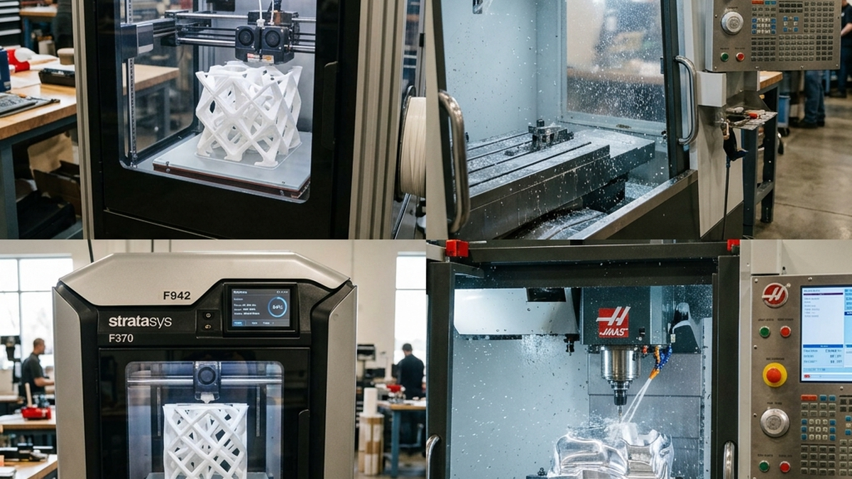 When to Use 3D Printing vs CNC